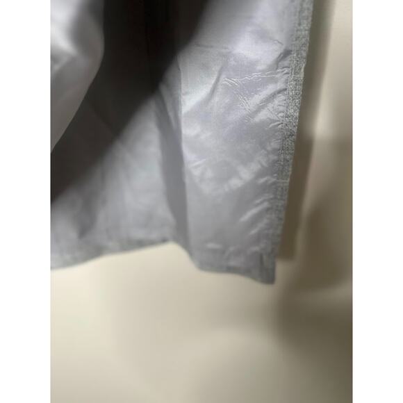 Lafayette 148 New York Maxi Skirt Size 6 Grey Wool Pencil Slit Laser Cut Career - Picture 4 of 12